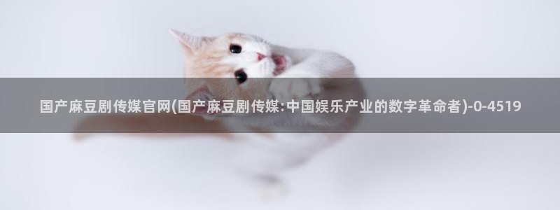 麻豆传媒映话官网：国产麻豆剧传媒官网(国产麻豆剧传媒:中国娱乐产业的数字革命者)