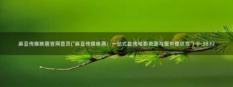 麻豆传媒直播官网福利：麻豆传媒映画官网首页(\