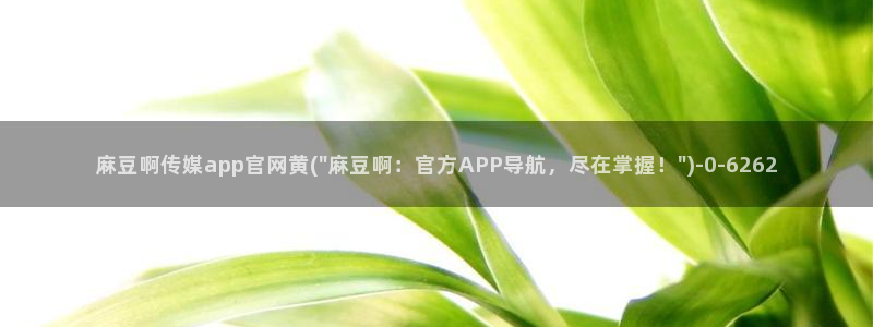 麻豆传媒官网怎么进：麻豆啊传媒app官网黄(\